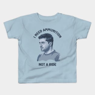 Volodymyr Zelensky Portrait Kids T-Shirt